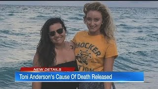 Examiner: Toni Anderson's death accidental, drugs involved