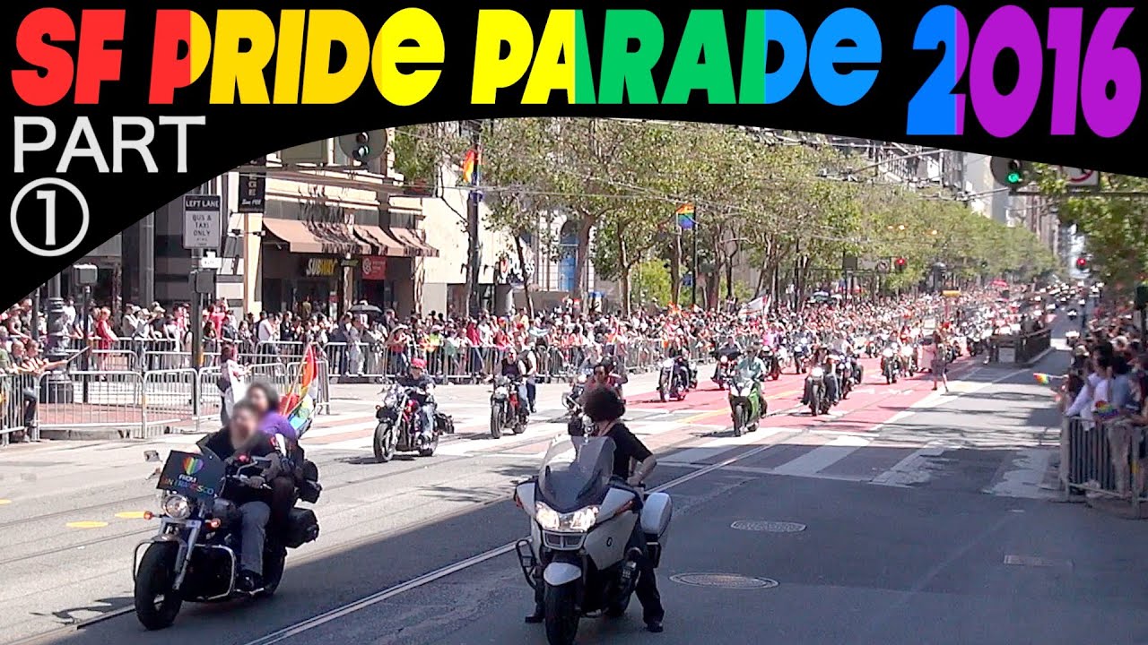 SF Pride Parade 2016, Part 1 of 4: Dykes on Bikes and other motorcyclists