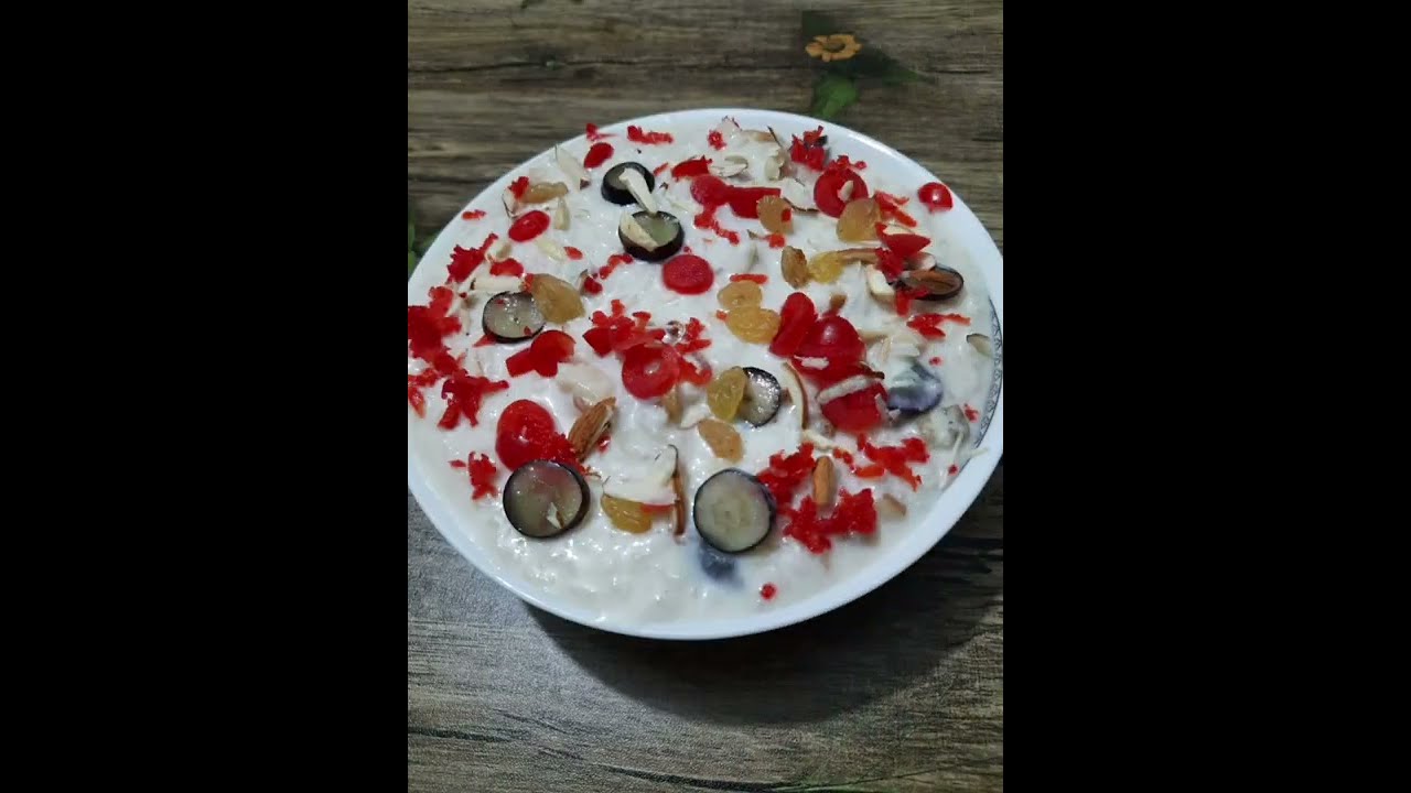 Fruit Payesh. ফ্রুট পায়েস।