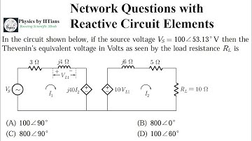 Very Important Network Questions with Reactive Circuit Elements for NET GATE TIFR JEST JAM like exam