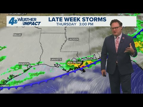 Weather Impact Alert: Storms possible for the end of the work week ...