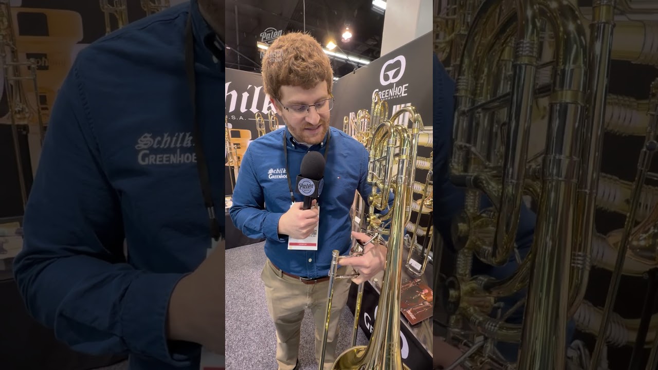 Басовый тромбон Greenhoe на выставке NAMM 2026