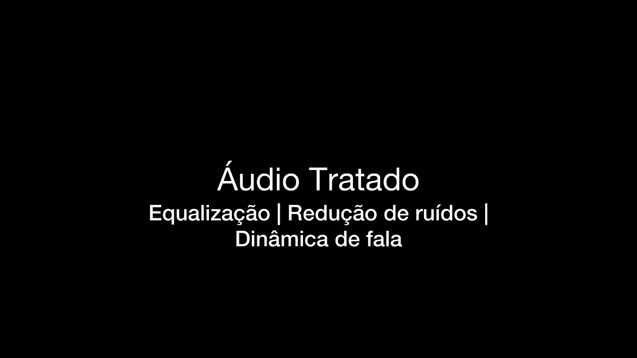 Audiobook • Decupagem & Tratamento de Áudio
