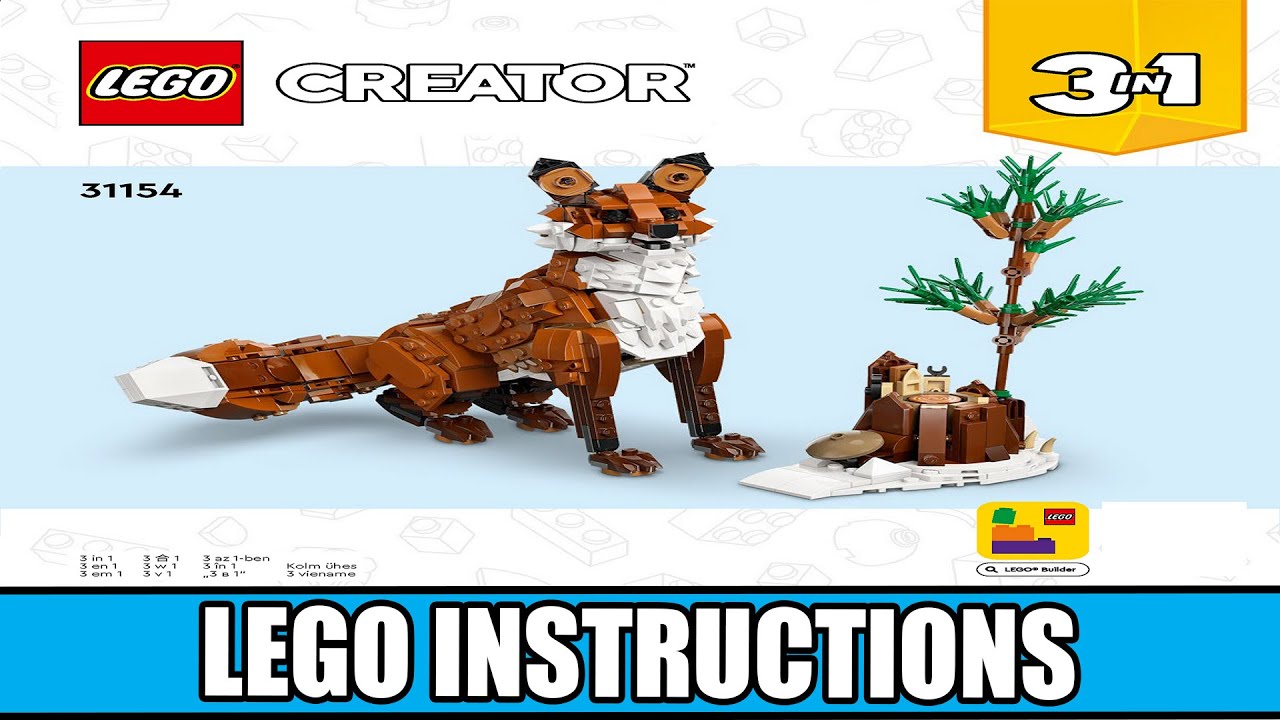 その他 RE.ST LEGO 31154 Forest Animals: Red Fox - Walmart.com