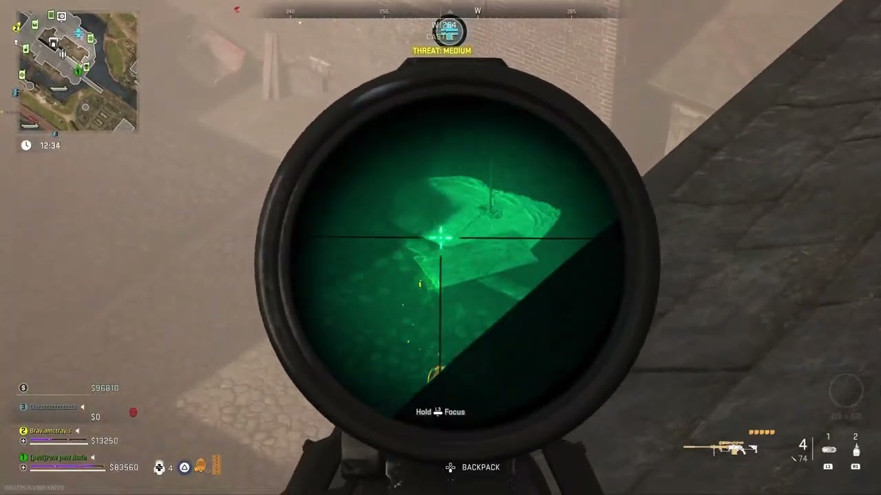 CoD DMZ Vondel - busy at Castle without much help from my random team-mates