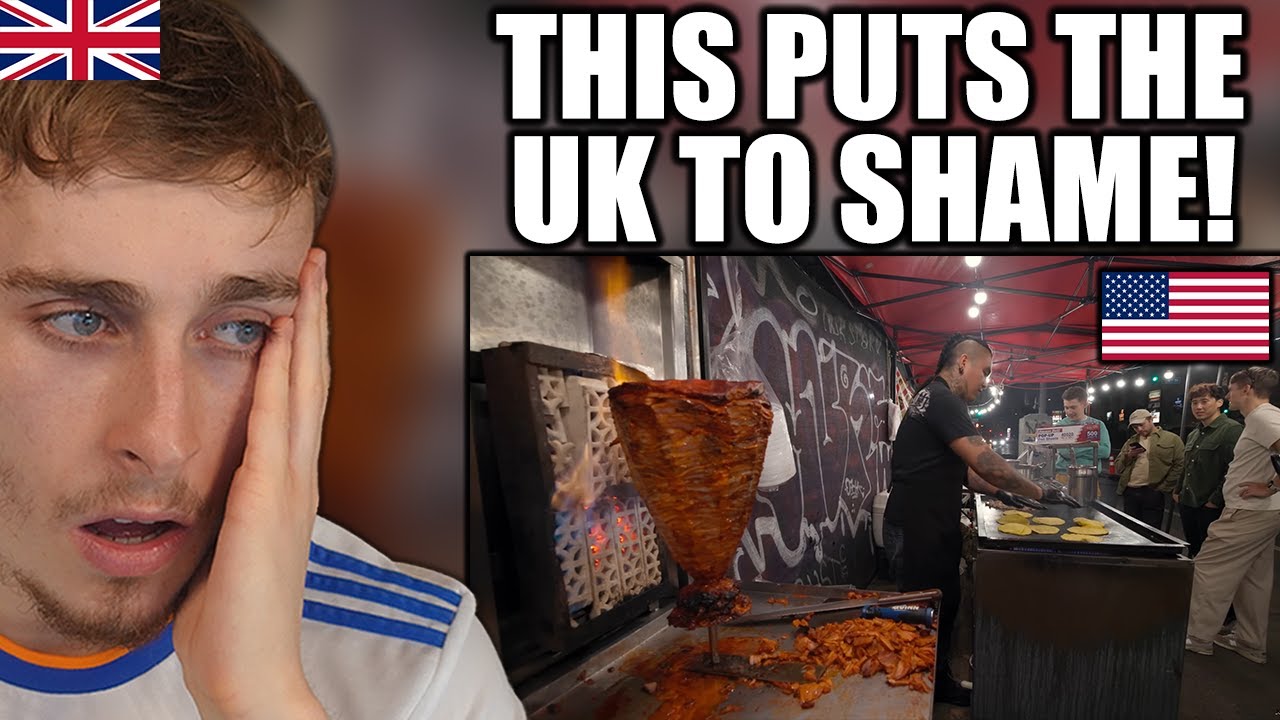 Brit Reacts To Brits Trying The Best Street Tacos In America!
