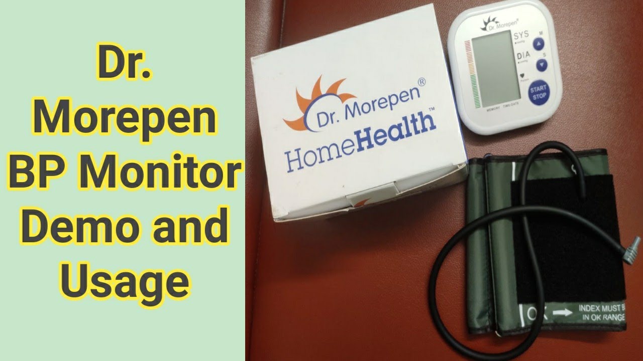 Dr.Morepen Blood Pressure Monitor BP-02 Detailed Demo and Usage| BP Monitor review