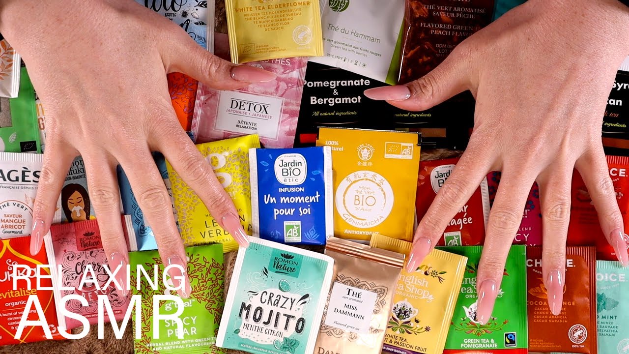 ASMR Surprise Tea Unboxing (🎧 soft spoken, crinkles, tracing, tapping)