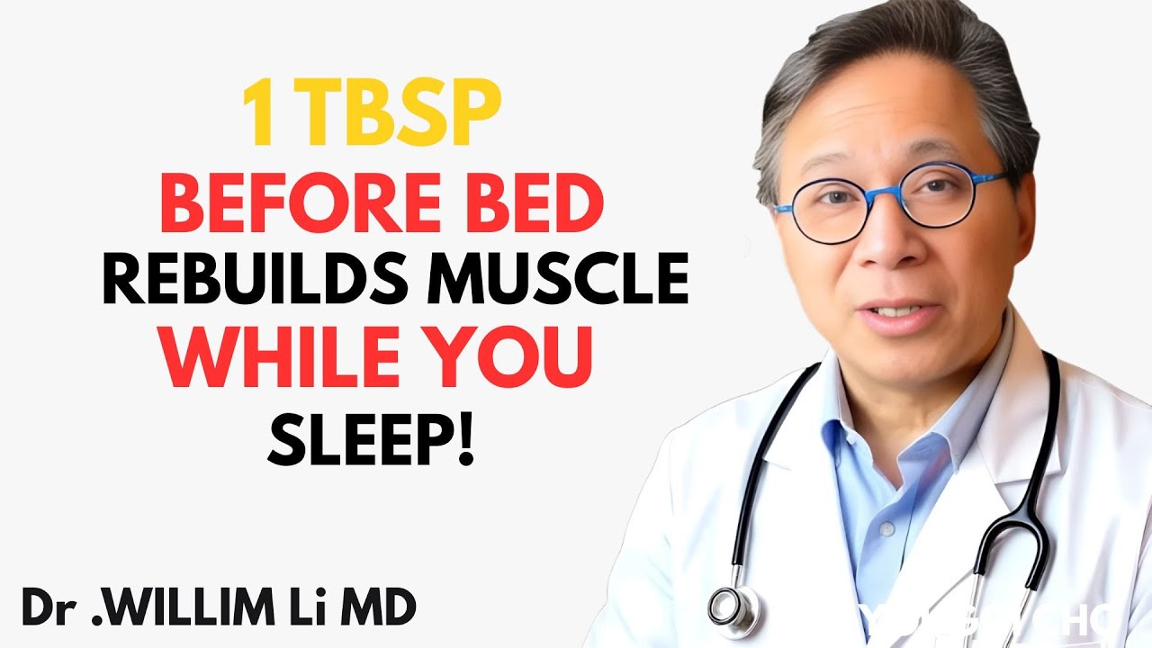 Seniors Over 60: Do THIS Before Bed to STOP Muscle Loss Overnight | Dr. William Li