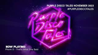 PURPLE DISCO MACHINE - PURPLE DISCO TALES NOVEMBER 2023