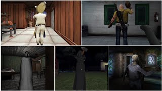 Jumpscares In 3rd Person View| Mr Meat vs Granny vs Rod Sullivan vs Grandpa vs Evil Nun