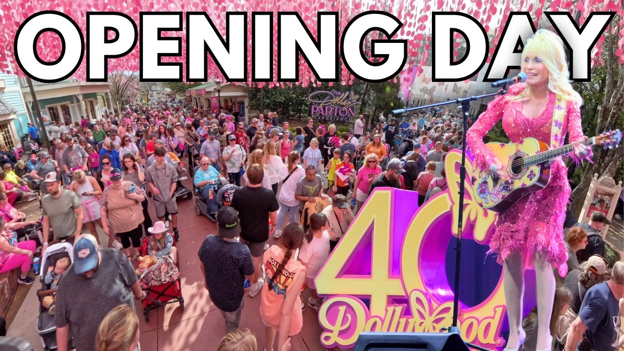 Dollywood Opening Day 2025 | Lots Of Dolly Parton, Crowds & What's NEW In The Park!