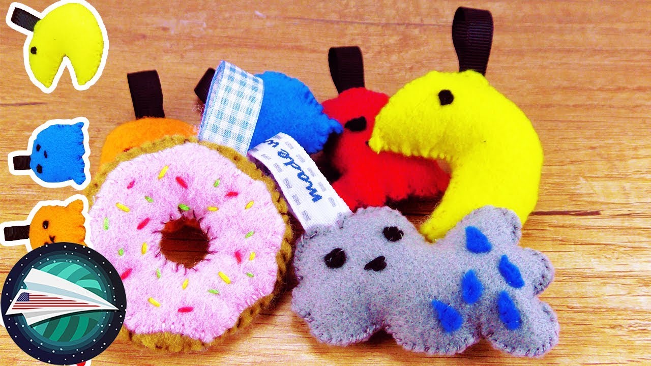 Sewing with Felt Keychain DIYs Sewing By Hand Sewing for Beginners YouTube