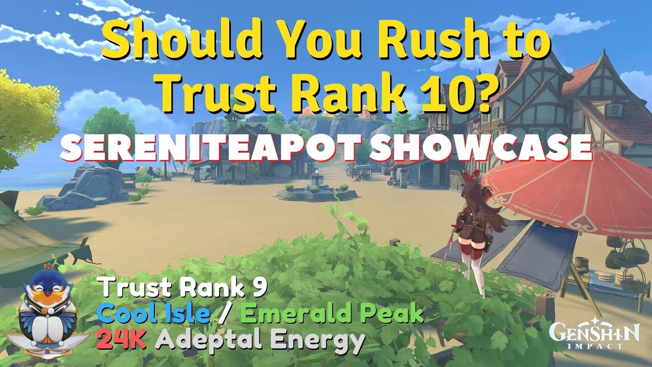 Serenitea Pot Cool Isle 3 Area Showcase Trust Rank 9 24K