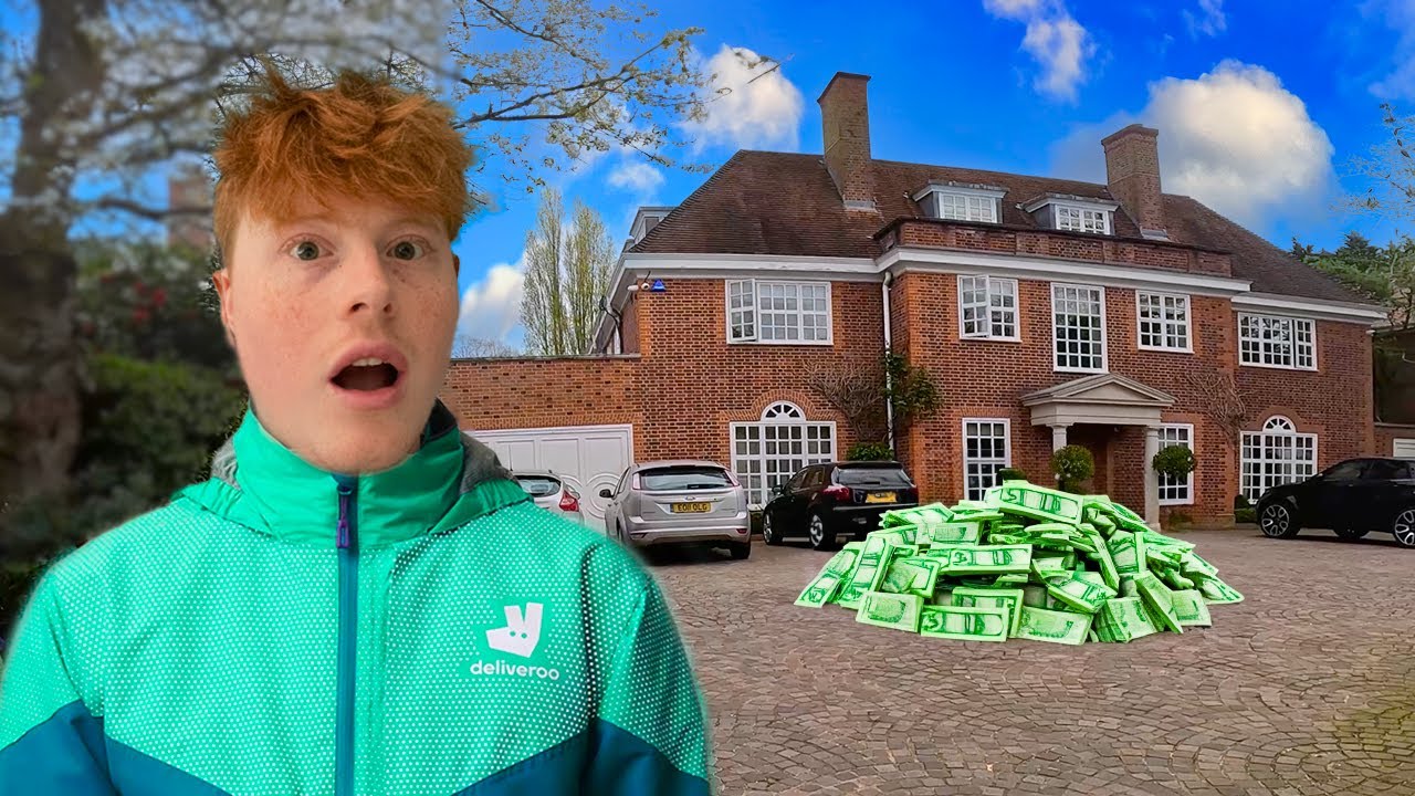 Доставка ФАСТ-ФУДА МИЛЛИОНЕРАМ в Лондоне!