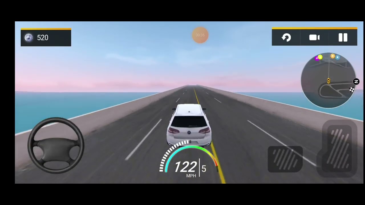 VW Golf GTI VR6 driving simulator Android games - YouTube