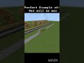 Perfect Example of : Men Will Be Men #minecraft #minecraft shorts #funny #memes