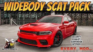 EVERY MOD ON MY DODGE CHARGER SCAT PACK WIDEBODY AND WHERE I GOT IT FROM
