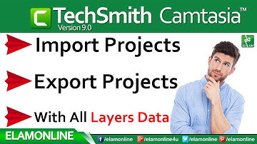 Camtasia 9 – Import, Export Project With All Layers Data | Camtasia Export Project As A Zip File