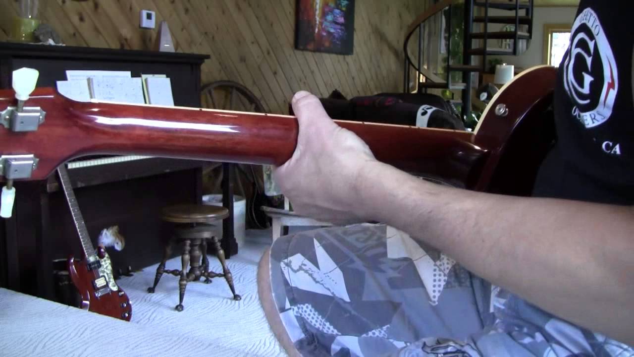 1959 2011 Gibson Les Paul Neck Profile With 1960 Brazilian Fretboard