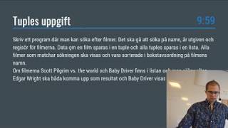 Föreläsning python kmom06 med Emil och Andreas
