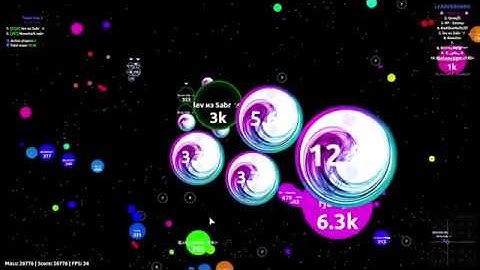 Agar.io - Duo takeover #50 (Moby & Lev)