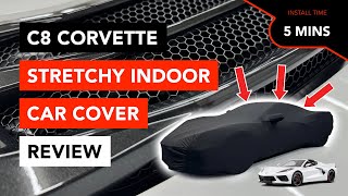 How to Install a Soft and Stretchy Indoor Car Cover + Review - C8 Corvette Coupe & Convertible