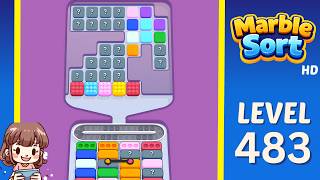 Marble Sort Level 483 Solution Walkthrough