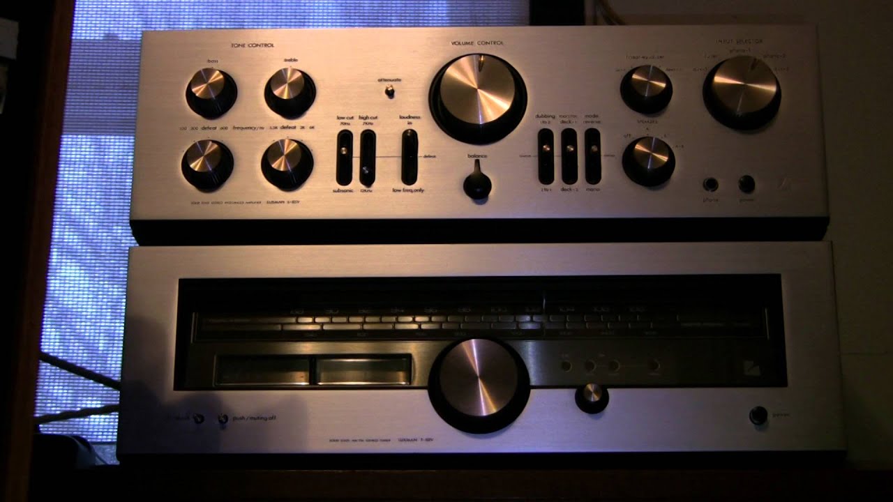 luxman l85v stereo integrated amplifier Harbeth Speakers YouTube