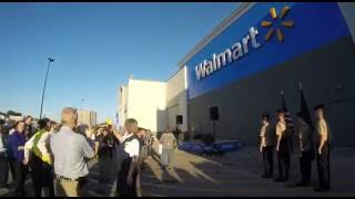 Time-Lapse of a Walmart Supercenter Re-Grand Opening Ceremony in Springfield, MO