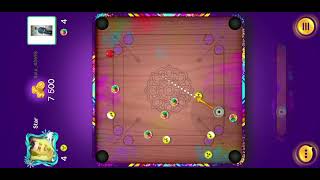 Carrom King play Hit finishing tips and tricks | carrom pool game play screenshot 2