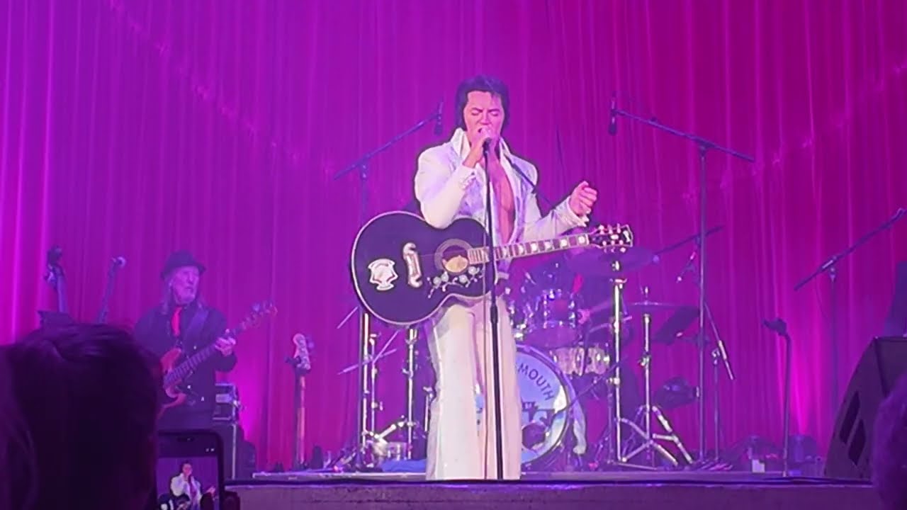 Ben Portsmouth Elvis . Cheltenham town hall 7.2.26 CC Rider Burning love