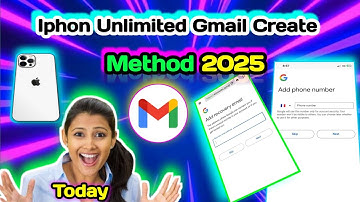 Iphon Create Unlimited Gmail Account  2025|| How to Create Unlimited Gmail Iphon 2025 ||