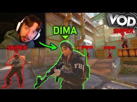 DIMA GETS SNIPED EVEN IN COMPETITIVE