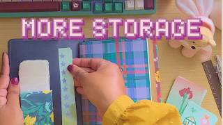 Adding More Storage to My New Traveler's Notebook Inserts | ASMR Crafting