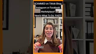 What to do if you’ve been scammed on Instagram or Facebook marketplace #getlegallyspeaking #scam