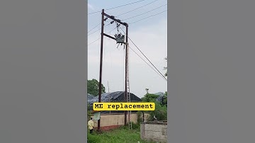 ME replacement HT connection 🔥#cspdcl #cseb #trending #viral #cspdclfamily