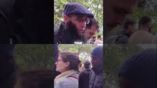 Does Muslim Make An Assumption On 3 English Words! Abu Isa VS Christians | Speakers Corner