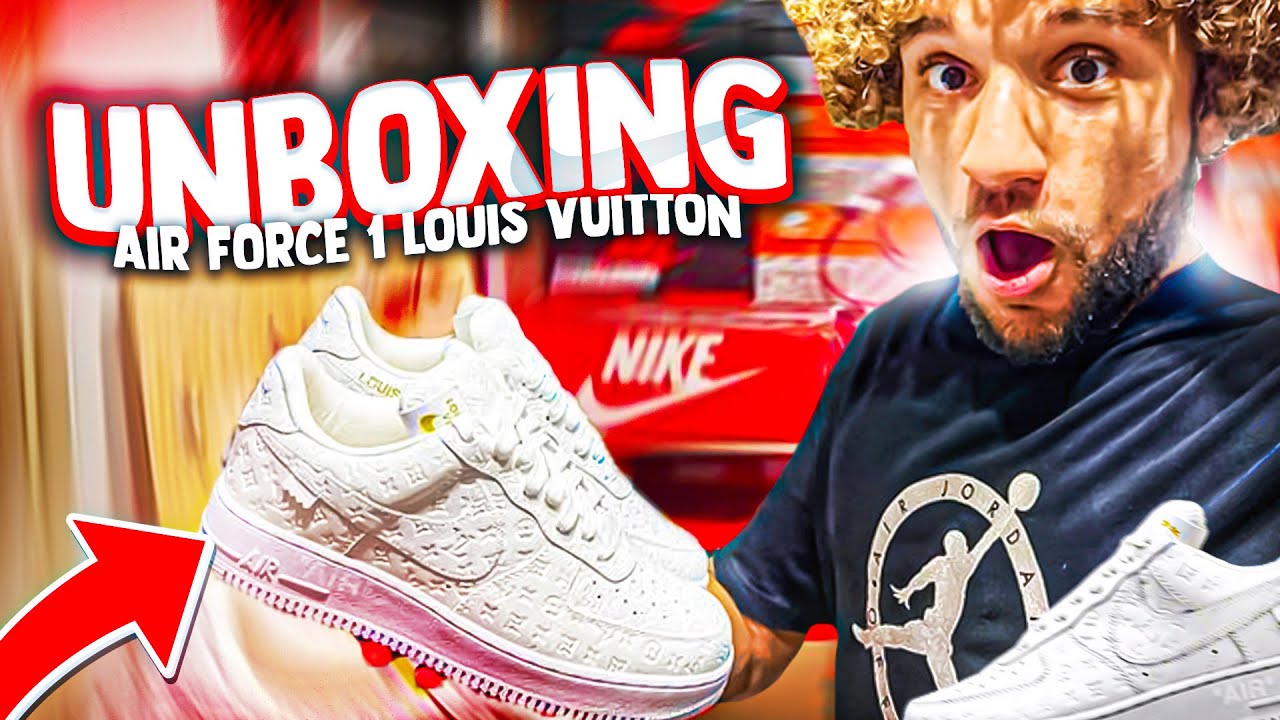 10000€ Louis Vuitton Nike Air Force 1 White By Virgil Abloh