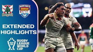 Tonga vs Lebanon Highlights | Rugby League World Cup 2026 