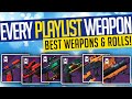 Destiny 2 | EVERY PLAYLIST WEAPON! Best Season 13 Weapons & God Rolls! - Season of the Chosen