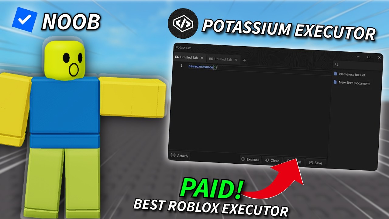 Potassium Script Executor Potassium Executor (Paid) | Showcase - YouTube