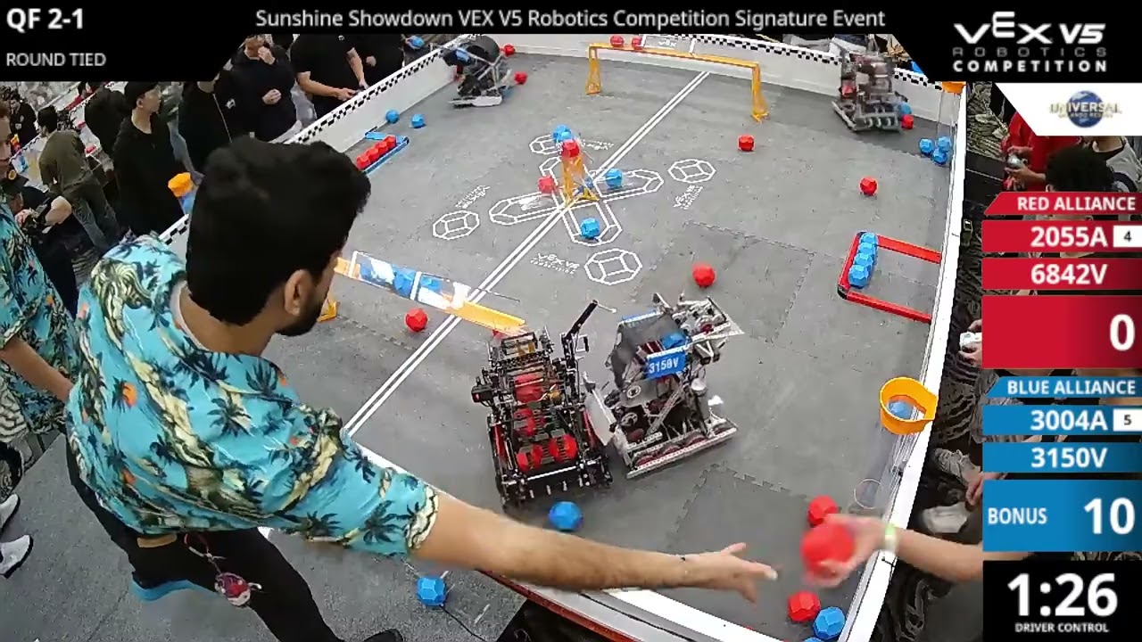 Sunshine Showdown : Default Division - QF #2-1 - 2055A & 6842V vs 3004A & 3150V - Auton + Driver