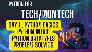 Python for Beginners (Tech & Non-Tech) | Learn Python Basics & Data Types (2026)