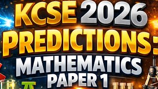 KCSE 2026 mathematics paper 1 predictions  screenshot 3