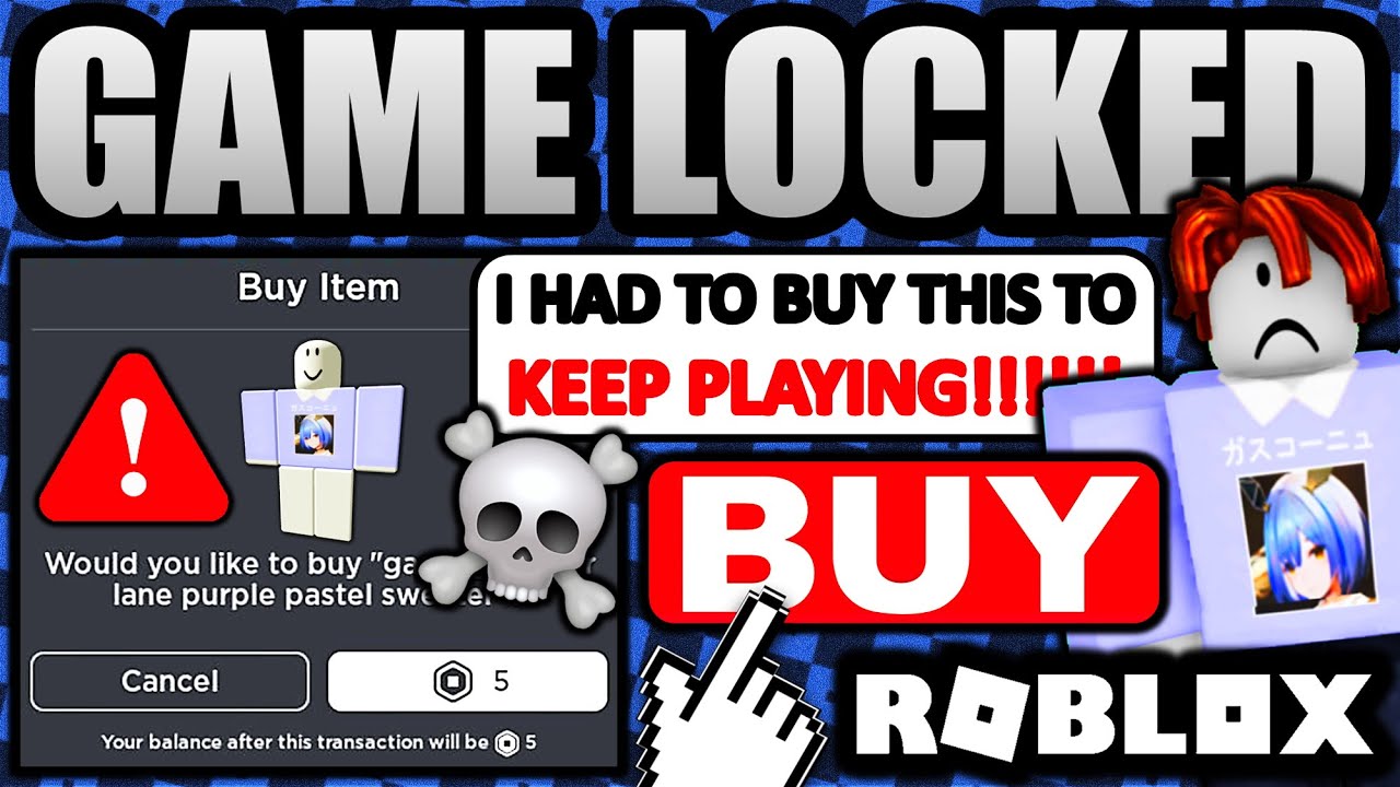Roblox forced me to buy this! : r/roblox
