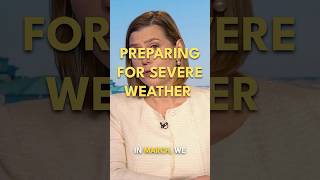 Preparing for severe weather