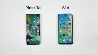 Samsung A16 vs Redmi NOTE 15 Speed Test 
