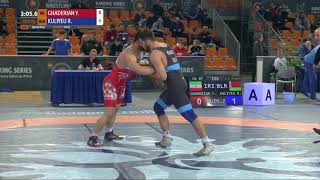 1/4 GR - 87 kg: Y. GHADERIAN (IRI) v. R. KULIYEU (BLR)