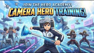 Camera Heroes Training Academy! Epic Adventure with Titan Cameraman and Plungerman | Flow &amp; Learn